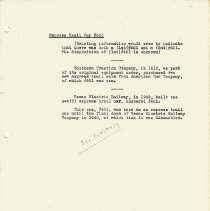 Section 10 - Express Trail Car [601] Notes